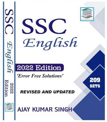 SSC English 209 Sets 2022 Edition With Synonyms & Antonyms Book