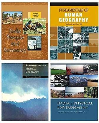 Ncert - Geography For 11-12 ( SET OF 4 BOOK) FOR UPSC EXAM AND IAS
