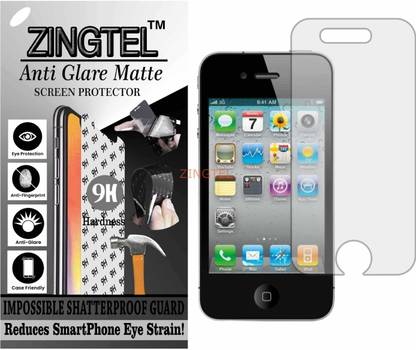 ZINGTEL Impossible Screen Guard for APPLE IPHONE 4S (Matte Finish)