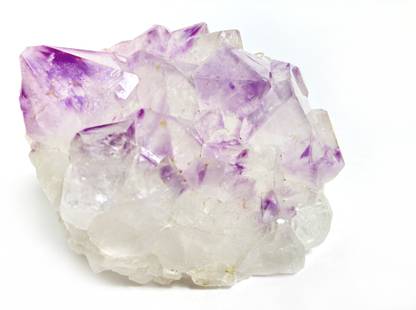 HIMALYAQUARTZ Reiki Crystal Natural Amethyst 450gm Purple Raw, Healing Quartz Cluster Regular Angular Quartz Stone