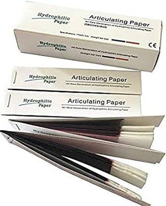 NMD NEXUS MEDODENT Articulating Paper (Blue) (50 Micron)(Pack Of 5Pc) Surgical Plier