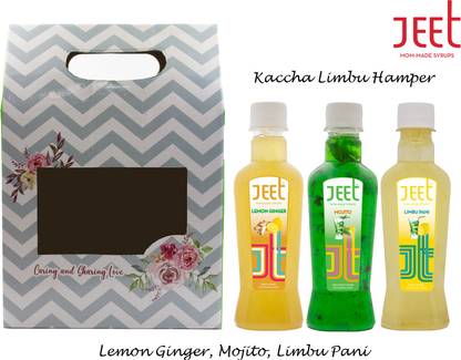 Jeet kaccha Limbu Hamper Lemon Ginger, Mojito, Limbu Pani