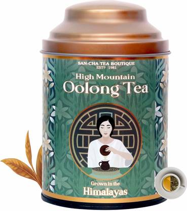 SANCHA High Mountain|Loose Leaf Tea (150Cups)|100% Natural Tea|Slimming Unflavoured Oolong Tea Tin