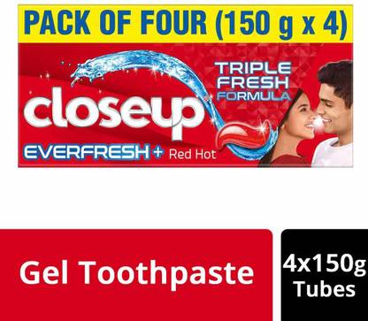 Closeup Everfresh plus With Triple Fresh Formula 150*4 Toothpaste