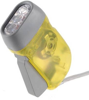 FITUP ™ No Battery No Bulb, Simply Shake To Recharge 3 LED Flashlight Hand Pressing Torch