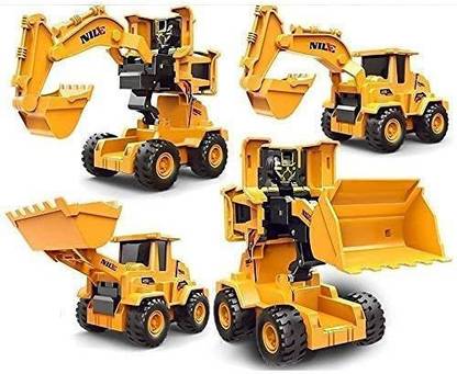 SR Toys Push and Go Truck Vehicle Toy for Kids – Pack of 2 - Multicolor