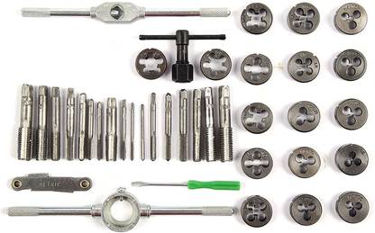 uptodatetools 40-Piece Tap and Die Set - Metric Sizes | Essential Threading Tool Single Sided Speciality