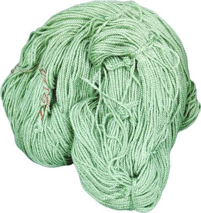 Royal Villa 400 Gram Mint Green Wool Crochet Hand Knitting Yarn 3 ply.