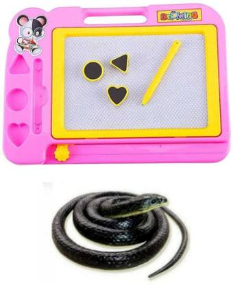 imtion 2 IN 1 ( Magic Slate for Kids + snake frank toys with Writing )