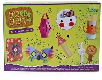 ARNIYAVALA Eco Craft - Recycle Craft Kit - 20+ Recycle Craft Projects
