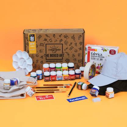 theboxedart Fabric Painting Kit for Advance