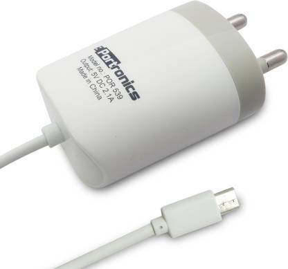 Portronics 1 A Wall Charger for Mobile