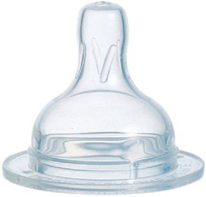 naughty kidz Natural Wide Neck Nipple for Feeding Bottle's (Pack of 1 Nipple) Variable Flow Nipple