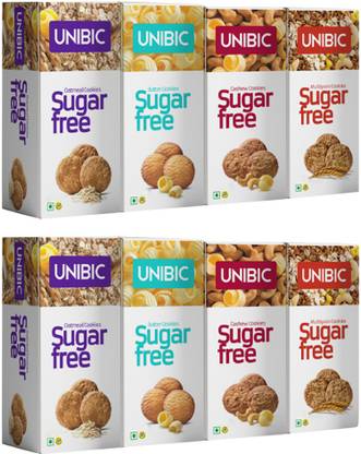 UNIBIC Sugar Free Cookies Pack, Assorted Biscuit