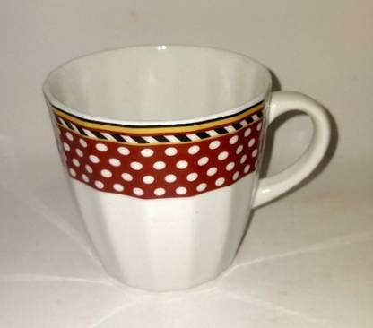 Lal Dayal Pack of 6 Ceramic Seashell Tea Cup