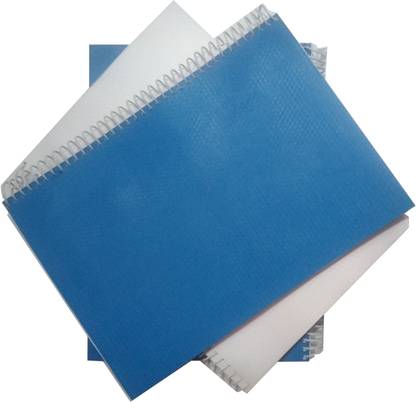 KRASHTIC Spiral A4 Notebook Plain 200 Page, Set Of 3 Notebook, 75 GSM Paper A4 Notebook Plain 200 Pages