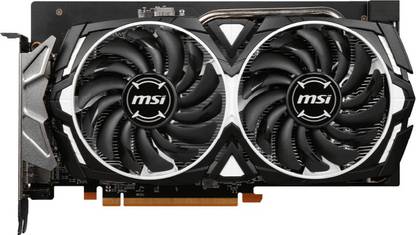 MSI AMD Radeon Radeon RX 6600 ARMOR 8G 8 GB GDDR6 ग्राफिक्स कार्ड