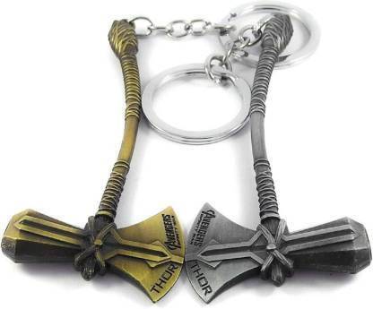 Blue Aura Infinity War Thor Axe Storm breaker Key Chain Key Chain Key Chain