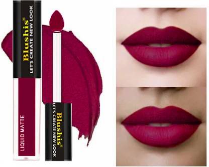 BLUSHIS Super Stay Water Proof Long lasting Sensational Liquid Matte Lipstick