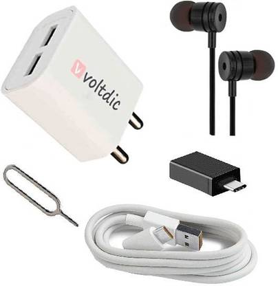 VOLTDIC Wall Charger Accessory Combo for Razer Phone 2, Realme 5 Pro, Realme 6, Realme 6 Pro, Realme 6i, Realme 6s