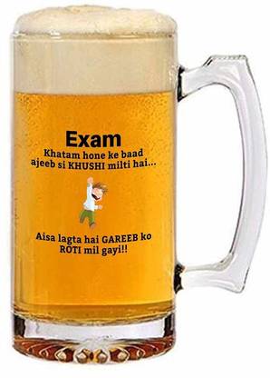 Giftcart Pyaar Ka Punch Nama Glass Beer Mug