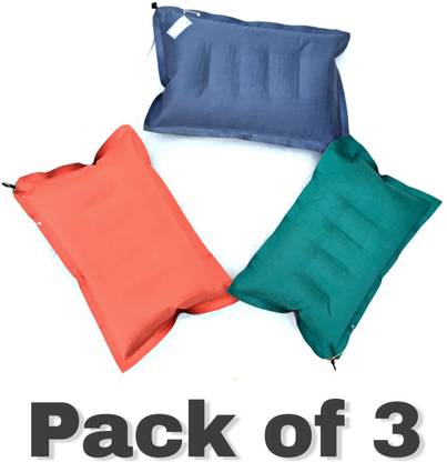 Aim Emporium Air Sleeping Pillow Pack of 3 Solid Travel And Sleeping Pillow