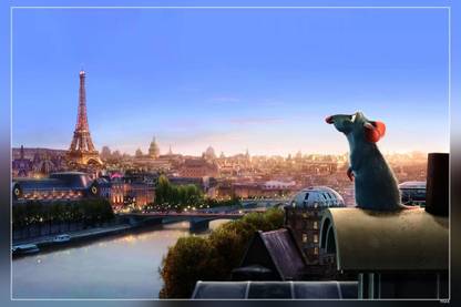 Ratatouille Animated Movie Matte Finish Poster Paper Print