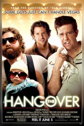 Baby Heather Graham Sunglasses Zach Galifianakis Bradley Cooper Ed Helms The Hangover Movie Matte Finish Poster Paper Print