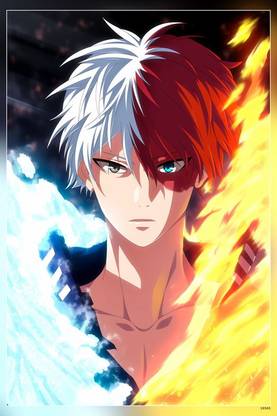 Anime My Hero Academia Shoto Todoroki Matte Finish Poster Paper Print