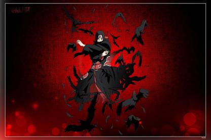 Naruto Shippuuden Uchiha Itachi Anime Boys Matte Finish Poster Paper Print