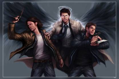 Supernatural Dean Winchester Matte Finish Poster Paper Print