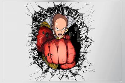 One Punch Man Saitama One Punch Man Matte Finish Poster Paper Print