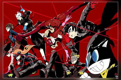 Persona 5 Anime Series Matte Finish Poster Paper Print