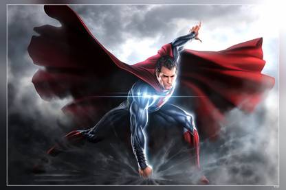 Superman Dc Comics Movies Henry Cavill Movie Matte Finish Poster Paper Print