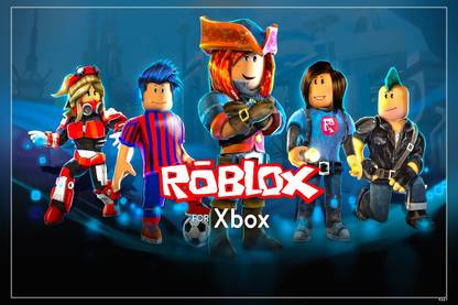 Roblox Characters In Ash Background Games Video Game Matte Finish Poster Paper Print