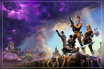Fortnite -Video Game Matte Finish Poster Paper Print