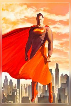 Superman Alex Ross Dc Comics Matte Finish Poster Paper Print