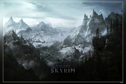 The Elder Scrolls V Skyrim (Video Game) Matte Finish Poster Paper Print