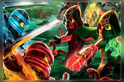 The Lego Ninjago Movie Animation Matte Finish Poster Paper Print