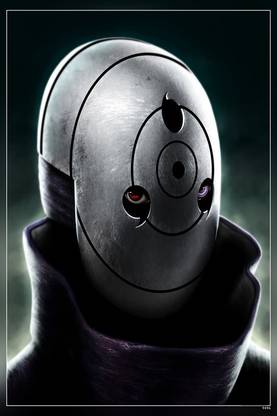 Naruto Shippuuden Uchiha Obito Tobi Anime Boys Matte Finish Poster Paper Print