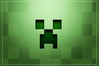 Minecraft Creeper Minecraft Video Game Matte Finish Poster Paper Print