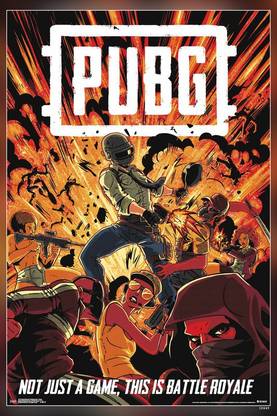 Pubg Video Game Matte Finish Poster Paper Print