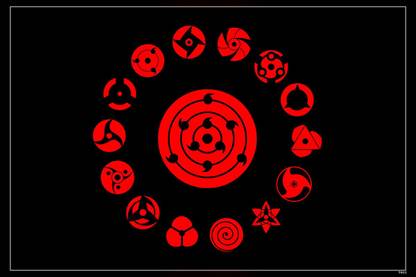 Naruto Boruto Anime Mangeky C58 D Sharingan Red Sharingan Naruto Anime Series Matte Finish Poster Paper Print