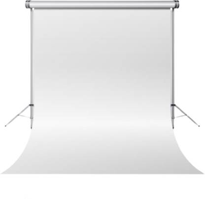 Windrop Solutions 5X10 FEET WHITE Screen Background Backdrop for Photo Videos Reflector
