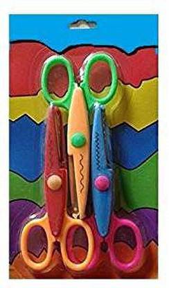 thriftkart Creative Cut Paper Edging Scissors Set DIY Art and Craft Zigzag Shaper Scissor Scissors