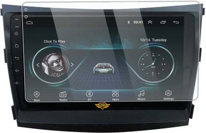ATEEN Screen Guard for 9 inch Screen guard/Touch Screen Guard/Screen Protector Display Monitor Glass for Mahindra XUV300 Double DIN Car Android Music System[For After Market Car Stereo]