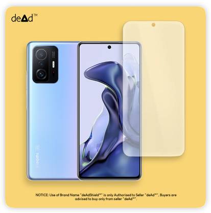 deAdShield Tempered Glass Guard for Xiaomi 11T Pro 5G