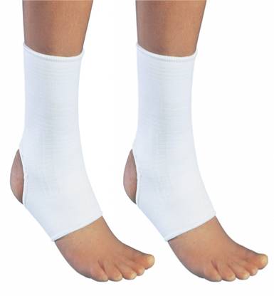 MSS White Ankle Support 1 Pair Ankle Support