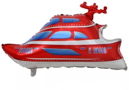 Party Decorz Printed Yacht Foil Balloon Big Size(25X38 Inch ,1 Pcs) Vehicles/Transportation Balloon