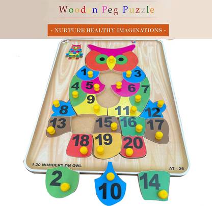 SHALAFI Games jigsaw puzzles, Counting 3D puzzles,brain teasers,cubes learning toy Board